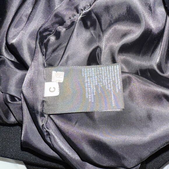 Men's H&M, Nylon, LIned, Bomber Jacket, Black Size M, EUC - Picture 4 of 5